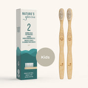 FSC-gecertificeerde bamboe kindertandenborstels - set van 2, 4 of 6 stuks
