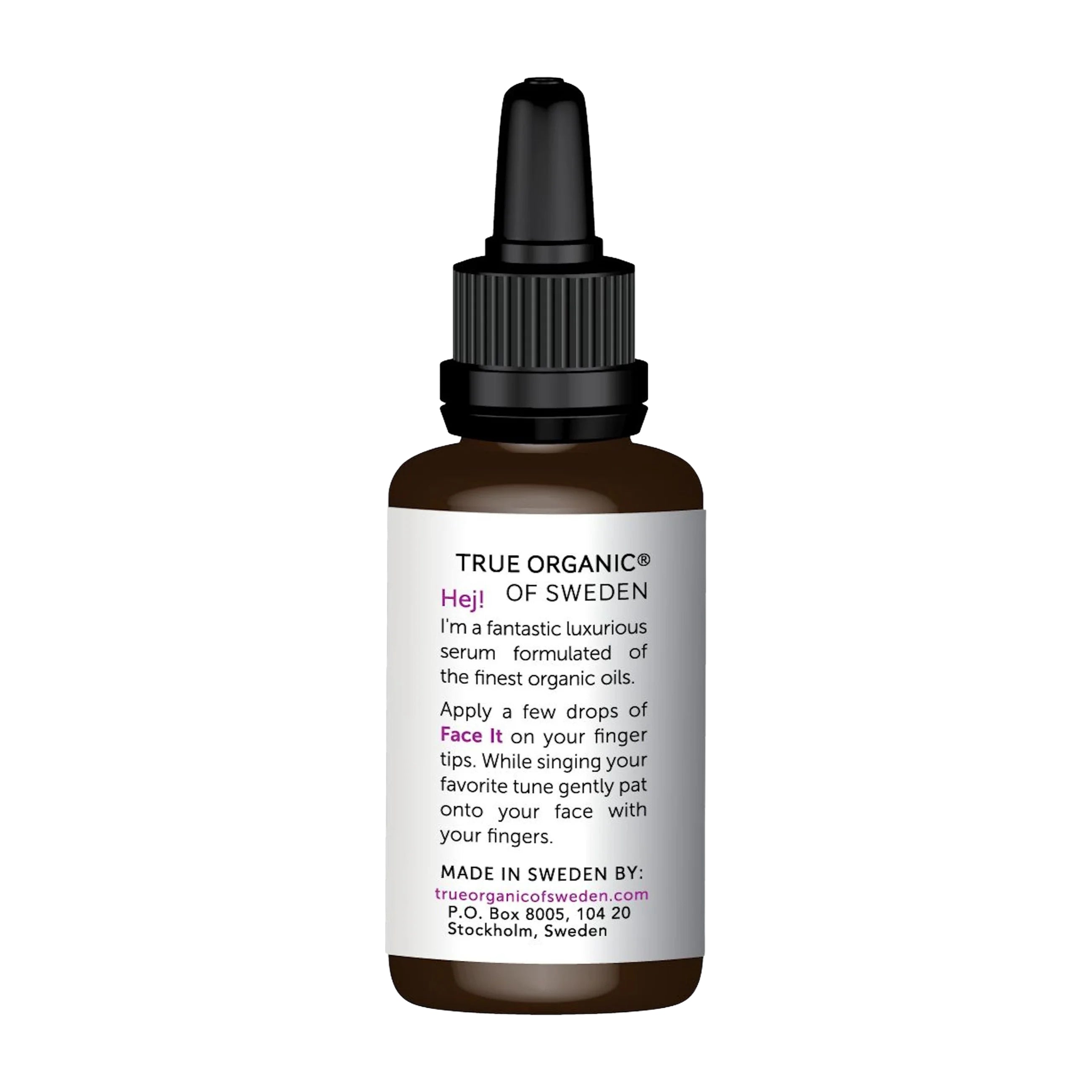True Organic of Sweden Face It Serum 30ml