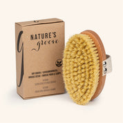 NATURE'S groove vegan dry brush met verpakking